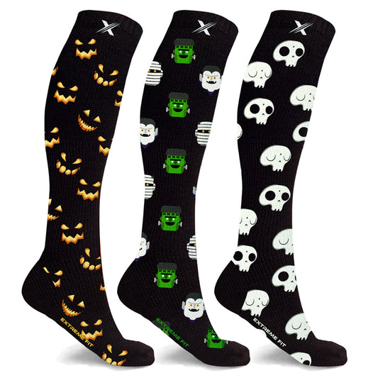 24-PAIRS HALLOWEEN SOCKS WITH FREE DISPLAY