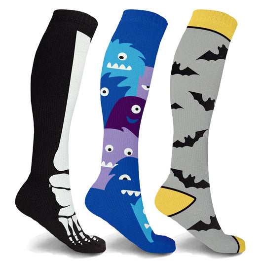 24-PAIRS HALLOWEEN SOCKS WITH FREE DISPLAY