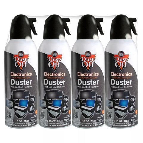 Falcon Dust-Off Compressed Gas Duster (10oz., 4 Pack)