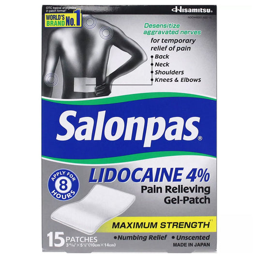 Salonpas Lidocaine Gel-Patch (15 ct.)