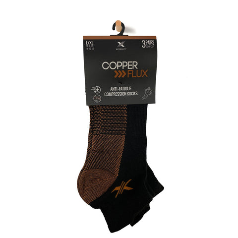 Copper-Infused Compression Socks (3-PAIRS PACKED TOGETHER)