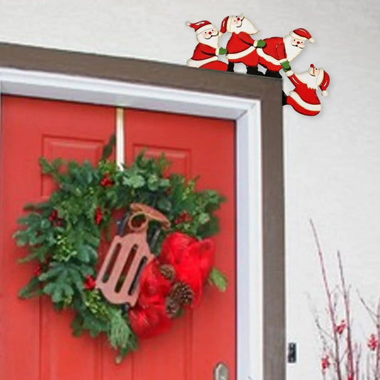 CHRISTMAS DOOR HANGER DECORATIONS - SANTA