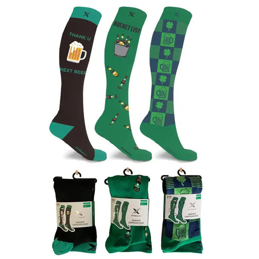 ST PATRICK'S SOCKS - 3 ASST STYLES