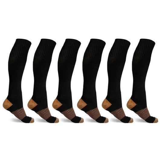 COPPER-INFUSED COMPRESSION SOCKS