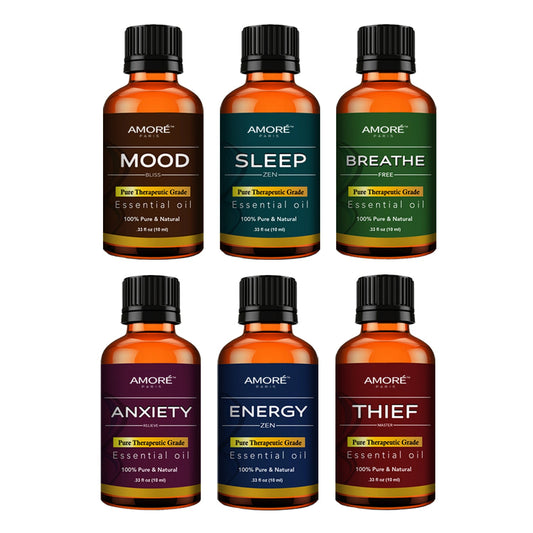 100% PURE THERAPEUTIC GRADE ESSENTIAL OIL (6 PCS)