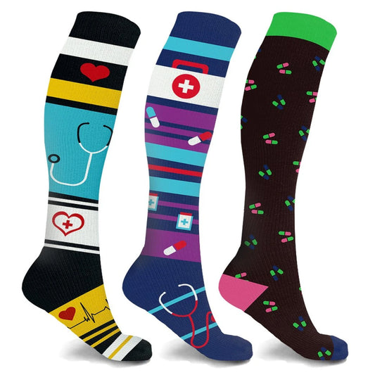 24-PAIRS COMPRESSION SOCKS WITH FREE DISPLAY