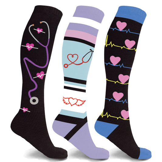 24-PAIRS COMPRESSION SOCKS WITH FREE DISPLAY