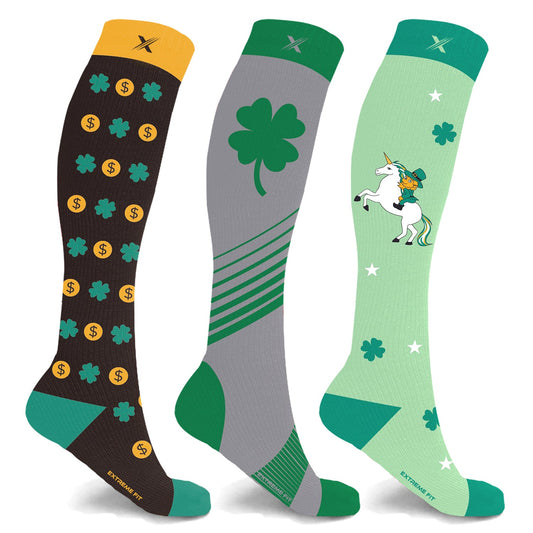 ST PATRICK'S SOCKS - 3 ASST STYLES