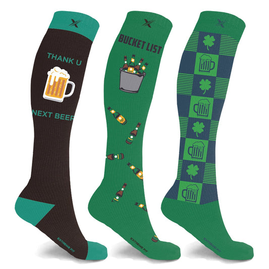 ST PATRICK'S SOCKS - 3 ASST STYLES