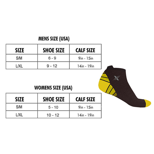 Ankle-Length Graduated Compression Socks (6-Pairs)