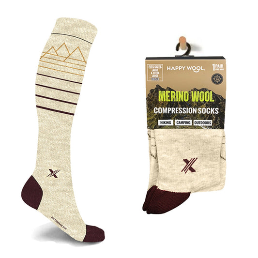 MERINO WOOL COMPRESSION BOOT SOCKS