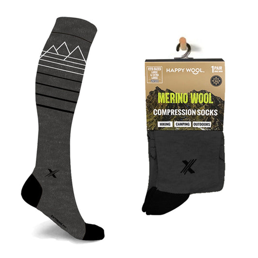 MERINO WOOL COMPRESSION BOOT SOCKS