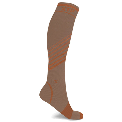 Copper Compression Striped Knee High Socks