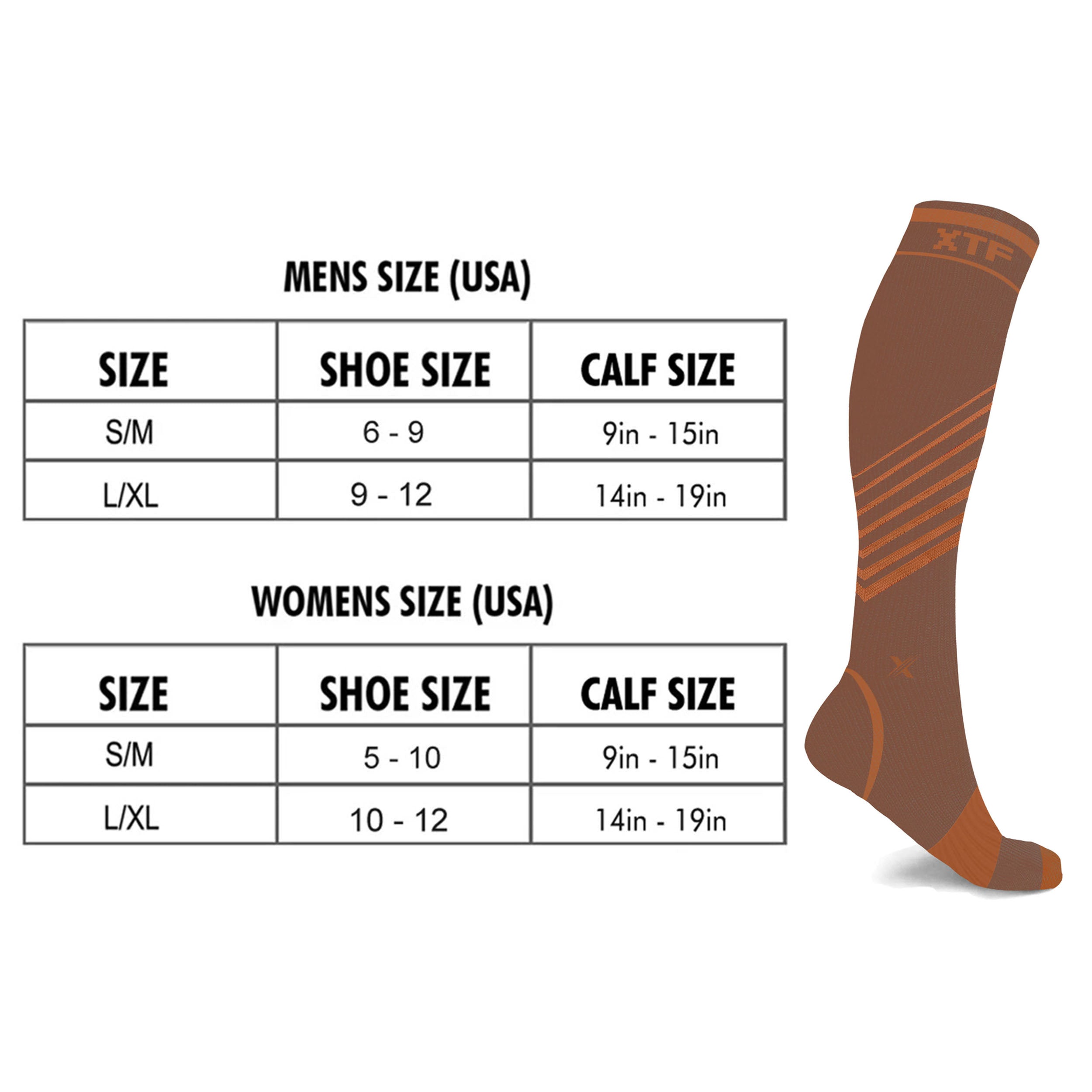 Copper Compression Striped Knee High Socks – TagCo Wholesale