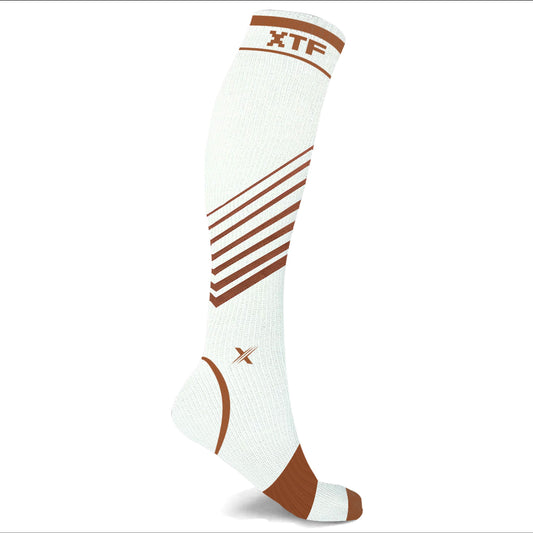 Copper Compression Striped Knee High Socks