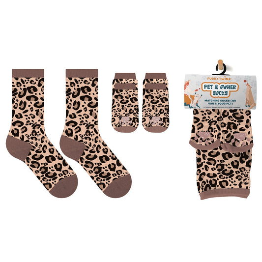 Pet & Owner Socks - Leopard