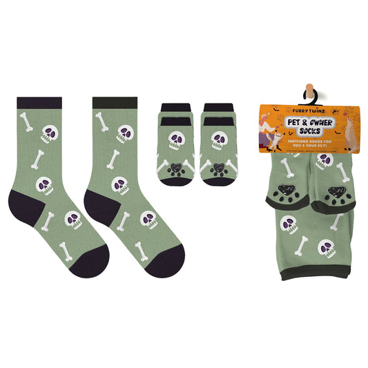 Pet & Owner Socks - Skulls