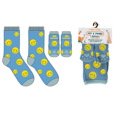 Pet & Owner Socks - Smiley