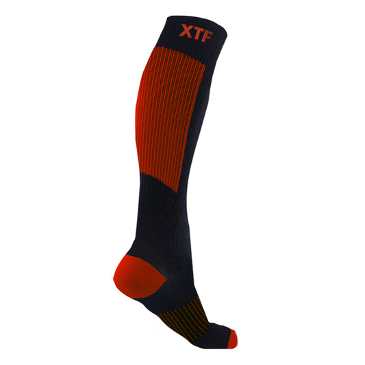 COPPER-INFUSED COMPRESSION SOCKS - RED