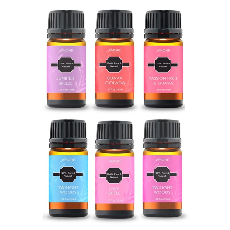Fragrance Essential Oil - Organic 6pc Holiday Breeze Scent Gift
