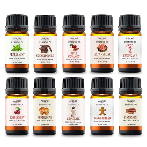 HOLIDAY COLLECTION ESSENTIAL OILS (10 OILS IN A GIFT SET)