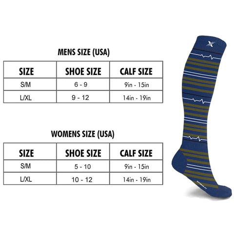 THERA RX HEALTHCARE INSPIRED SOCKS - 6 ASST STYLES