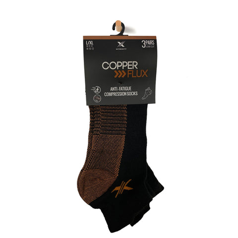 Copper-Infused Compression Socks - BLACK