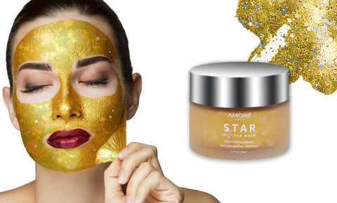 Deep Cleansing Gold Glitter Purifying Peel-Off Facial Masks