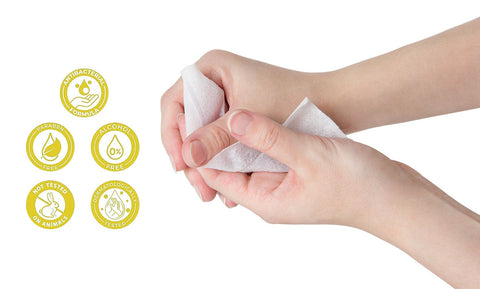 Fresh n Clean Antibacterial Wipes - Combats Germs and Viruses