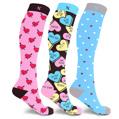Love Compression Socks - 3 ASST STYLES