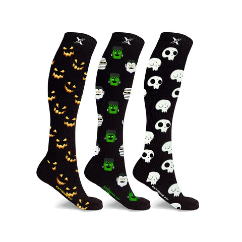 Halloween Knee High Compression Socks - 3 ASST STYLES