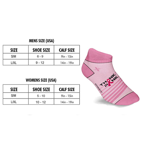 BCA ANKLE-LENGTH COMPRESSION SOCKS - 6 PAIRS PACKED TOGETHER