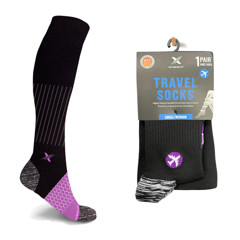 Travel Socks - Purple