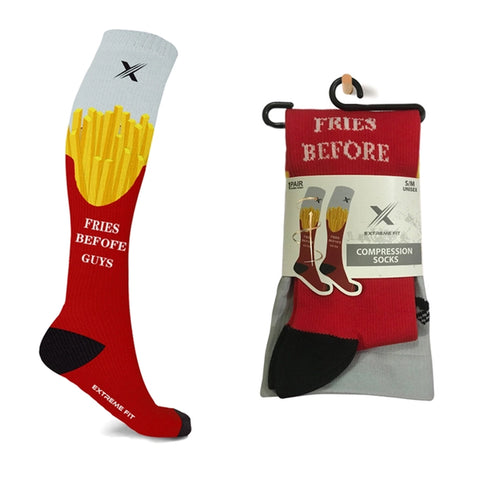 Fries Before Guys Compression Socks