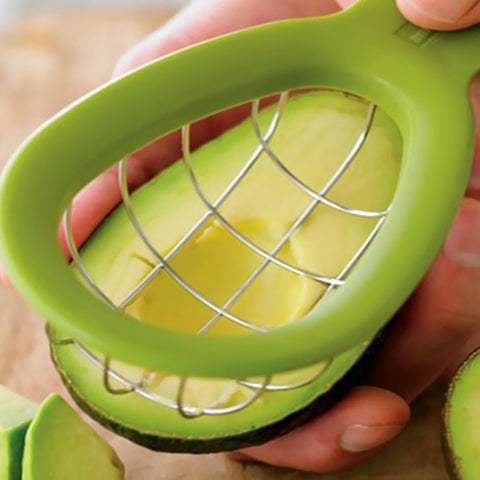 Stainless Steel Easy Avocado Slicer And Perfect Cubing Tool
