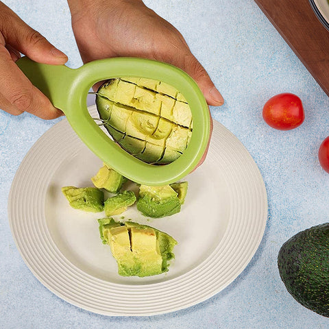 Stainless Steel Easy Avocado Slicer And Perfect Cubing Tool